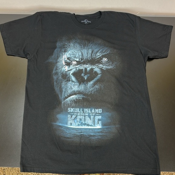Universal Studios Black Skull Island Reign of Kong King Kong T-Shirt Tee L - Picture 11 of 11